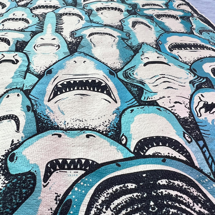 Sad Sharks Club Sweatshirt and Happy Sharks Print Set